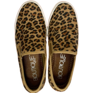 📣 Boutique by Corkys Leopard 🐆 Print Jungle Slip On Sneaker Size 7 😍